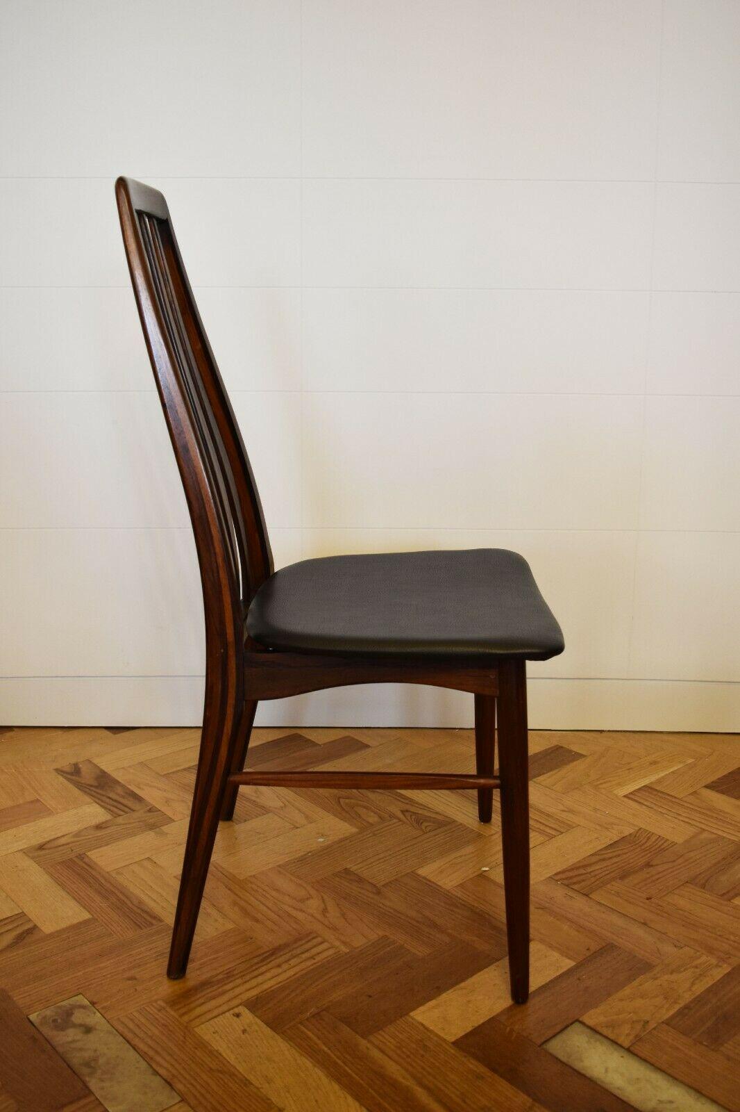 1960s Set of 10 Danish Rosewood Eva Chairs by Niels Koefoed for Koefoed Hornslet 1