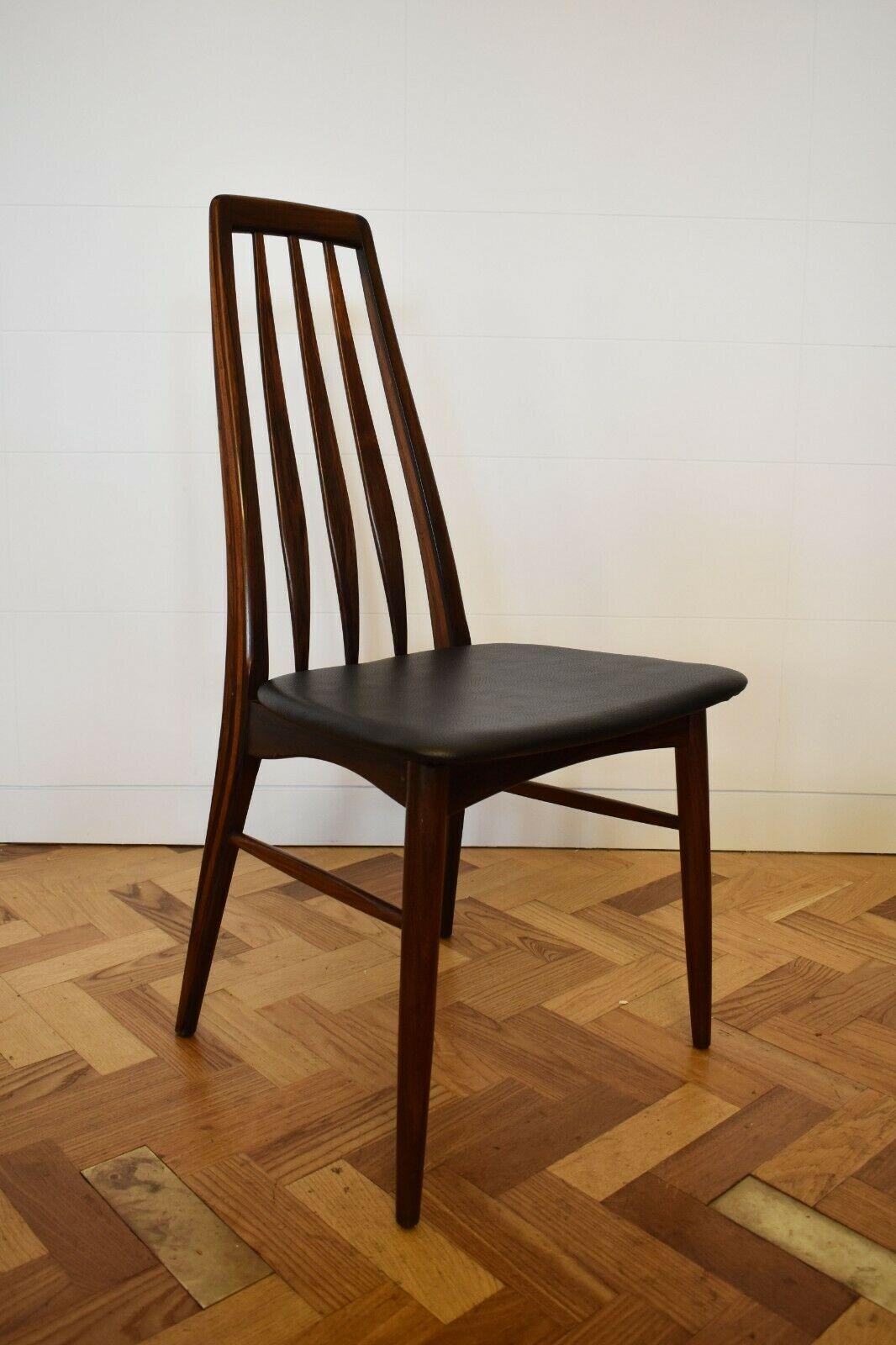 1960s Set of 10 Danish Rosewood Eva Chairs by Niels Koefoed for Koefoed Hornslet 3