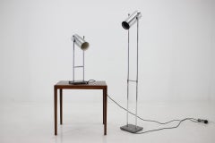 1960s Set of 2 Trombone Lamps by Johannes Hammerborg for Fog & Mørup