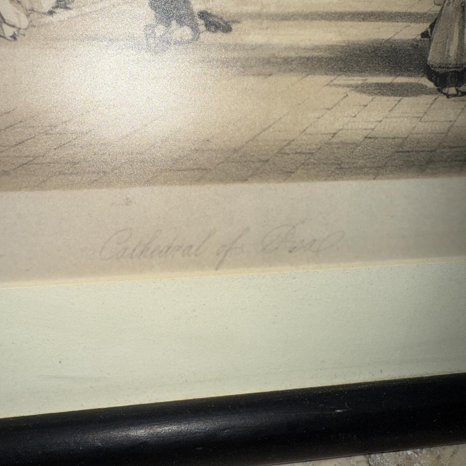 Set di 3 acqueforti architettoniche italiane degli anni '60 in vendita 3