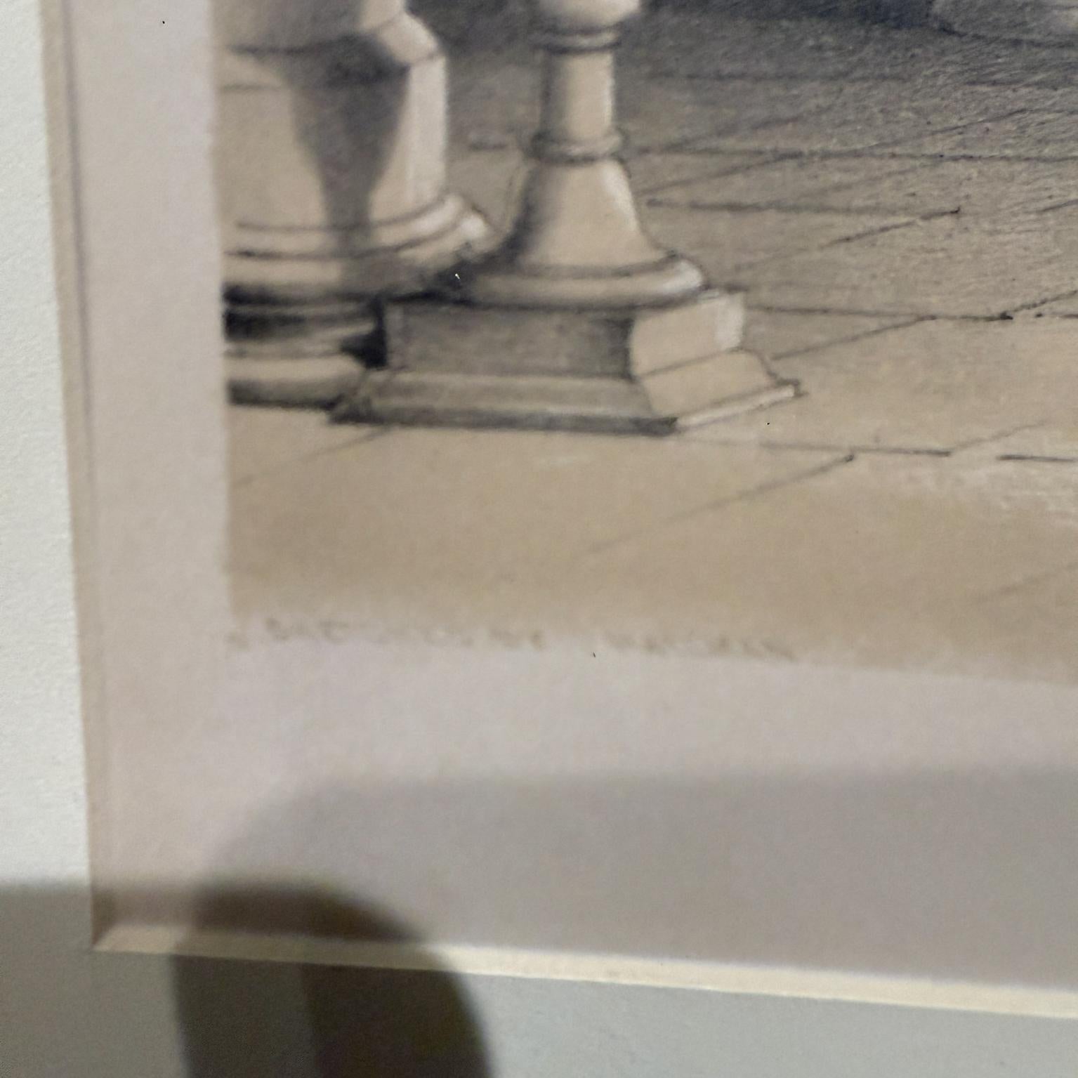 Set di 3 acqueforti architettoniche italiane degli anni '60 in vendita 6