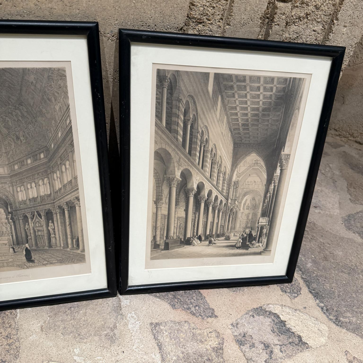 Italiano Set di 3 acqueforti architettoniche italiane degli anni '60 in vendita