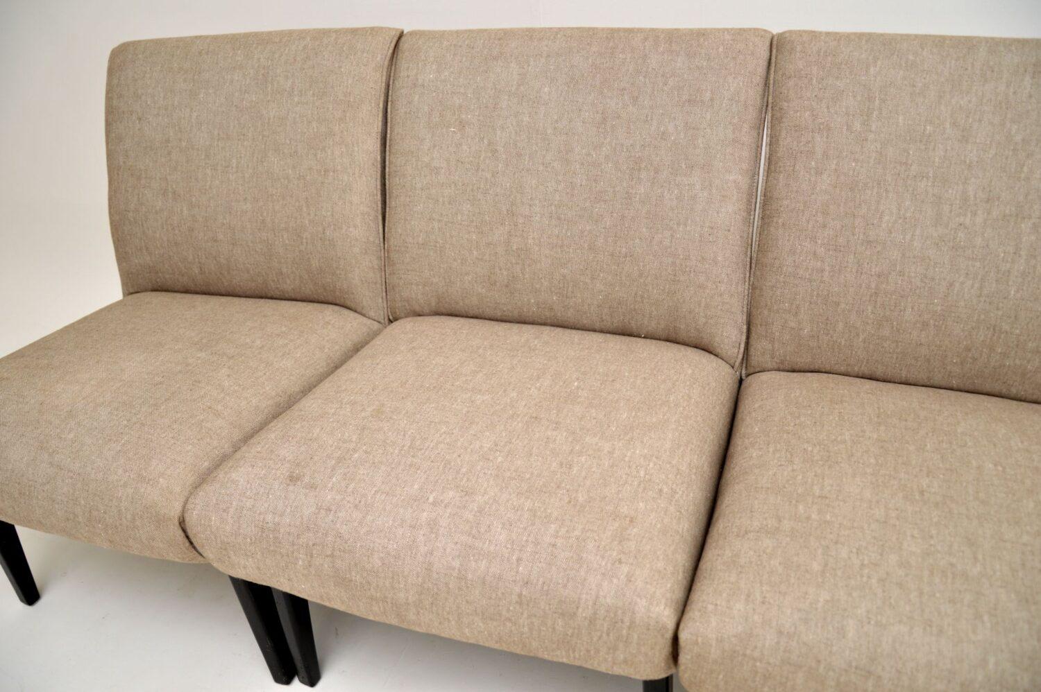 1960’s Set of 3 Vintage Easy Chairs / Modular Sofa 1