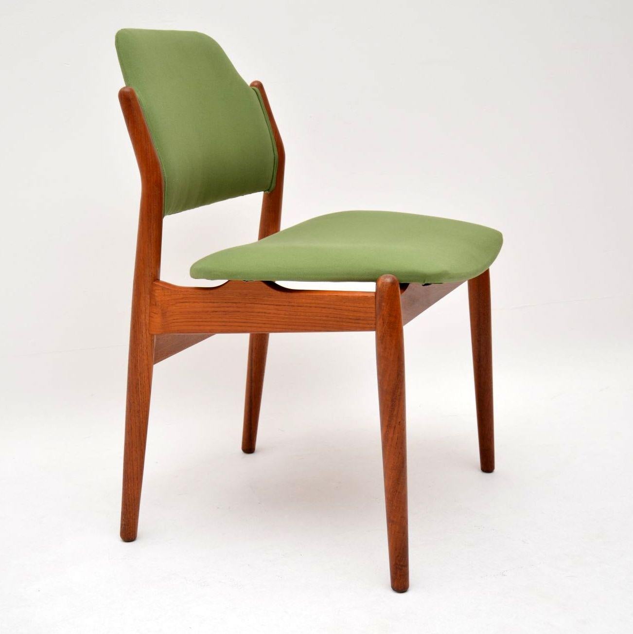 1960s Set of 4 Danish Teak Dining Chairs by Arne Vodder 2
