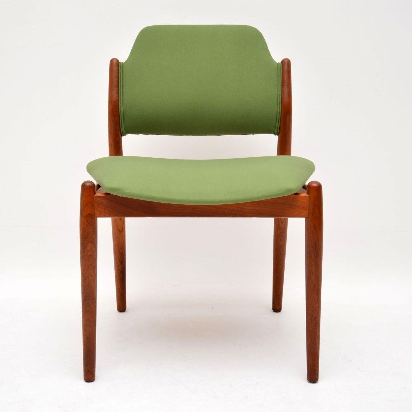 1960s Set of 4 Danish Teak Dining Chairs by Arne Vodder 3
