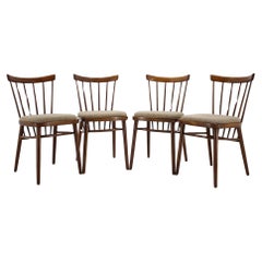 Vintage 1960s Set of 4 Dining Chairs by Tatra, Czechoslovakia