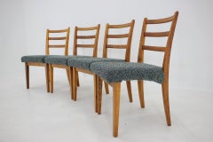 Set di 4 sedie da pranzo in Oak del 1960, Cecoslovacchia
