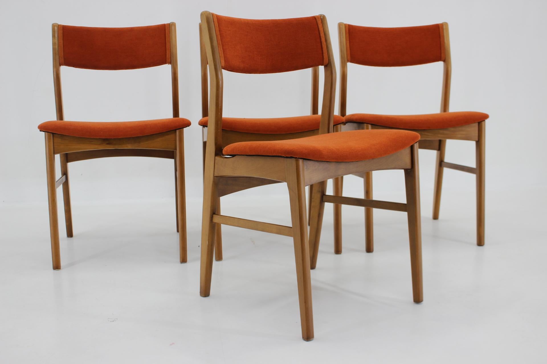 Danish 1960s Set of 4 Teak Dining Chairs, Denmark