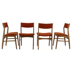 1960s Set of 4 Teak Dining Chairs, Denmark