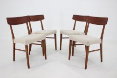 1960s Set of 4 Teak Dining Chairs in Boucle Upholstery, Denmark