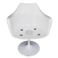 Ensemble de 4 fauteuils vintage en résine Eero Saarinen des années 1960