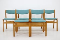 1960s Set of 6 Bentwood Dining Chairs, Denmark