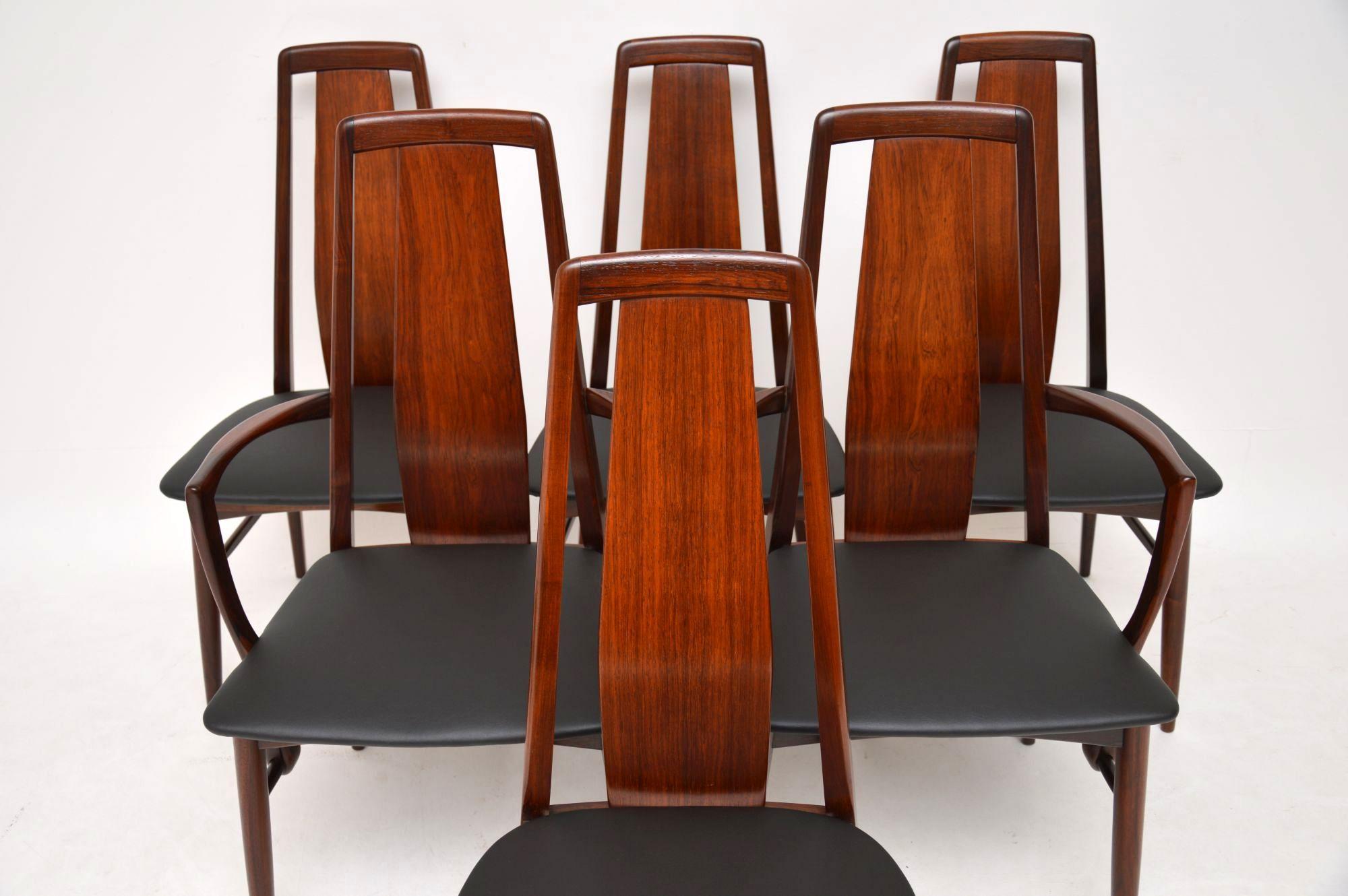 1960’s Set of 6 Danish Dining Chairs by Niels Koefoed In Good Condition In London, GB