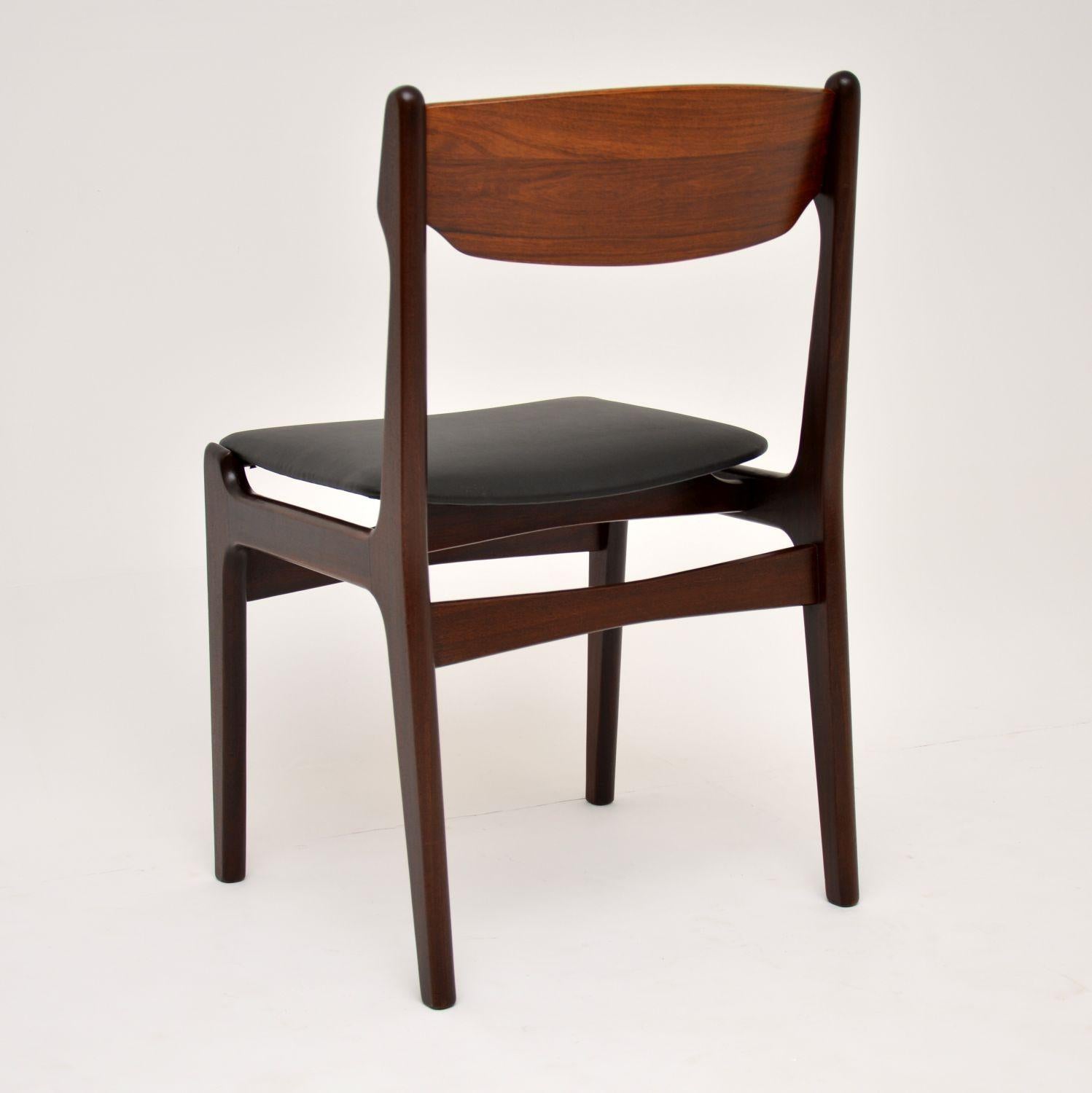 Mid-20th Century 1960s Set of 6 Danish Dining Chairs