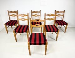 1960s Set of 6 Dining Chairs by Henning Kjaernulf