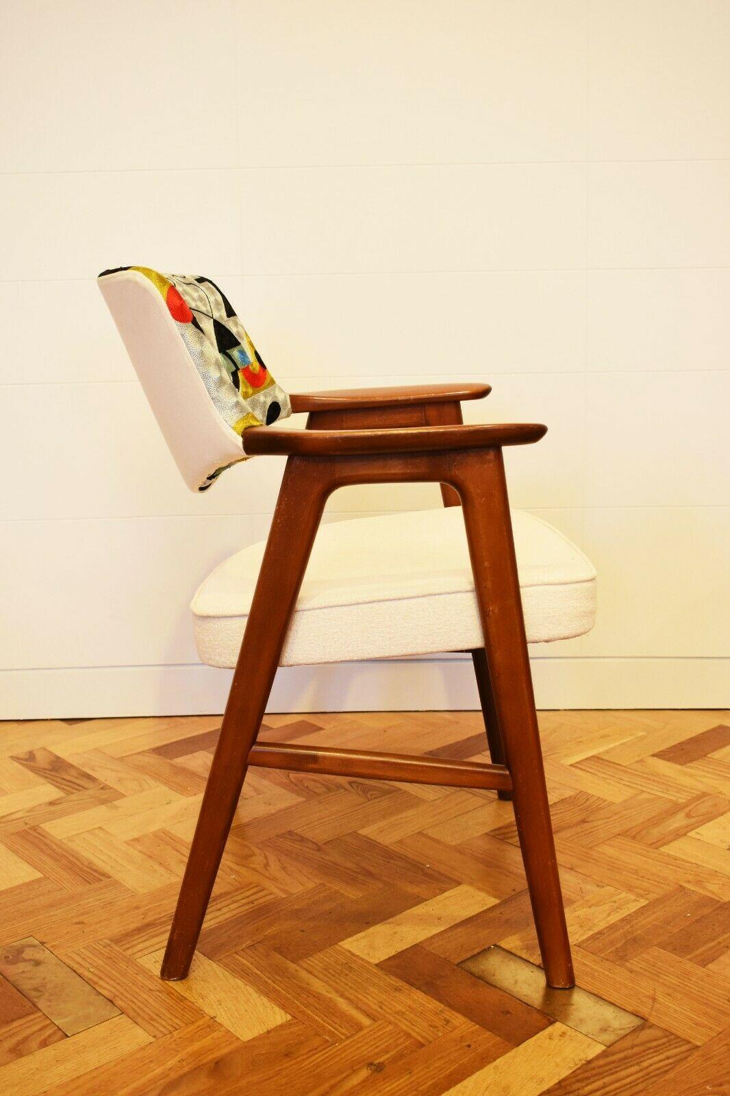 Mid-20th Century 1960s Set of 6 Erik Kirkegaard Dining Chairs inspired by Joan Miro