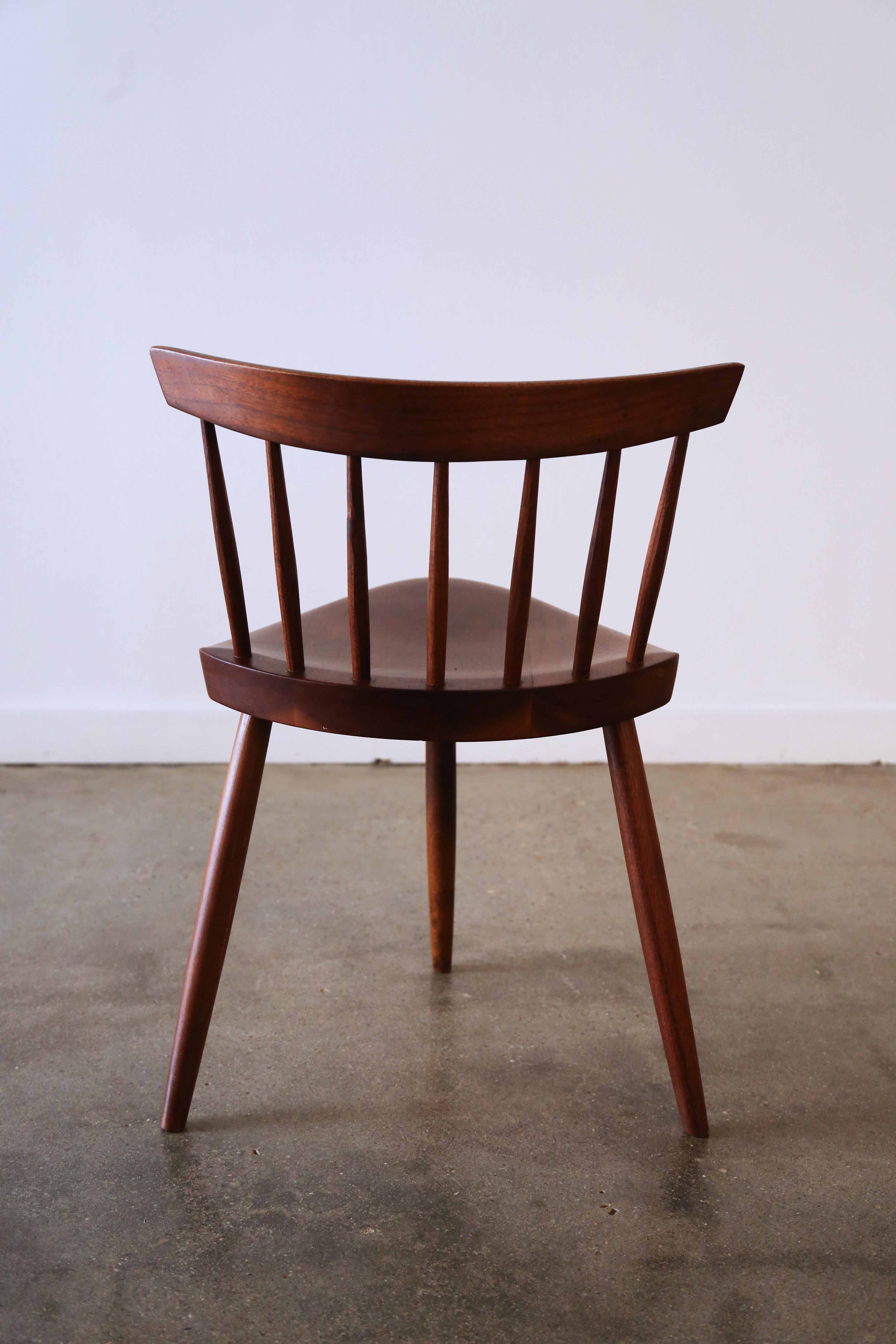 Set aus 6 Mira-Stühlen von Gino Russo George Nakashima Studio, 1960er Jahre im Zustand „Gut“ im Angebot in Virginia Beach, VA