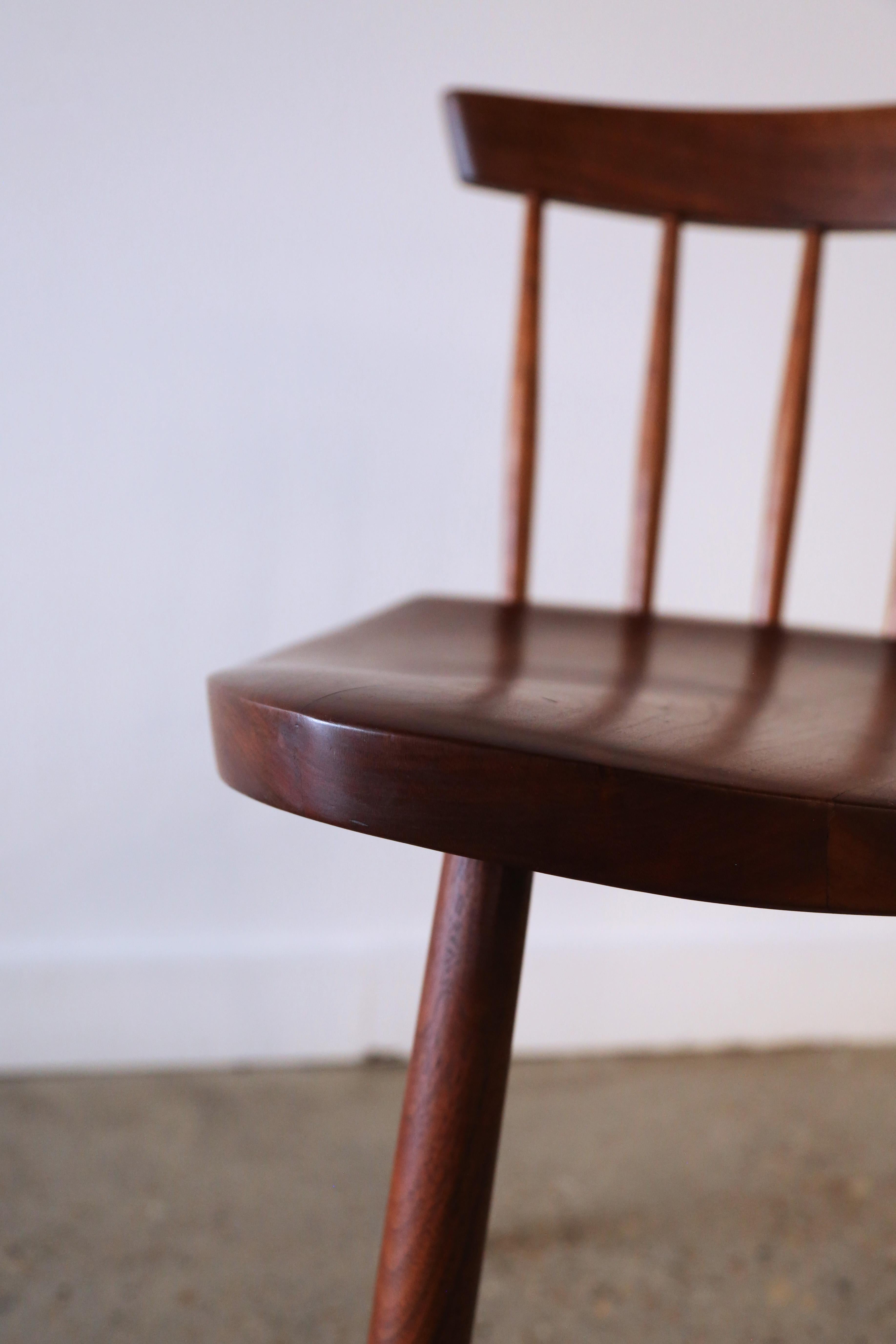 Set aus 6 Mira-Stühlen von Gino Russo George Nakashima Studio, 1960er Jahre im Angebot 1