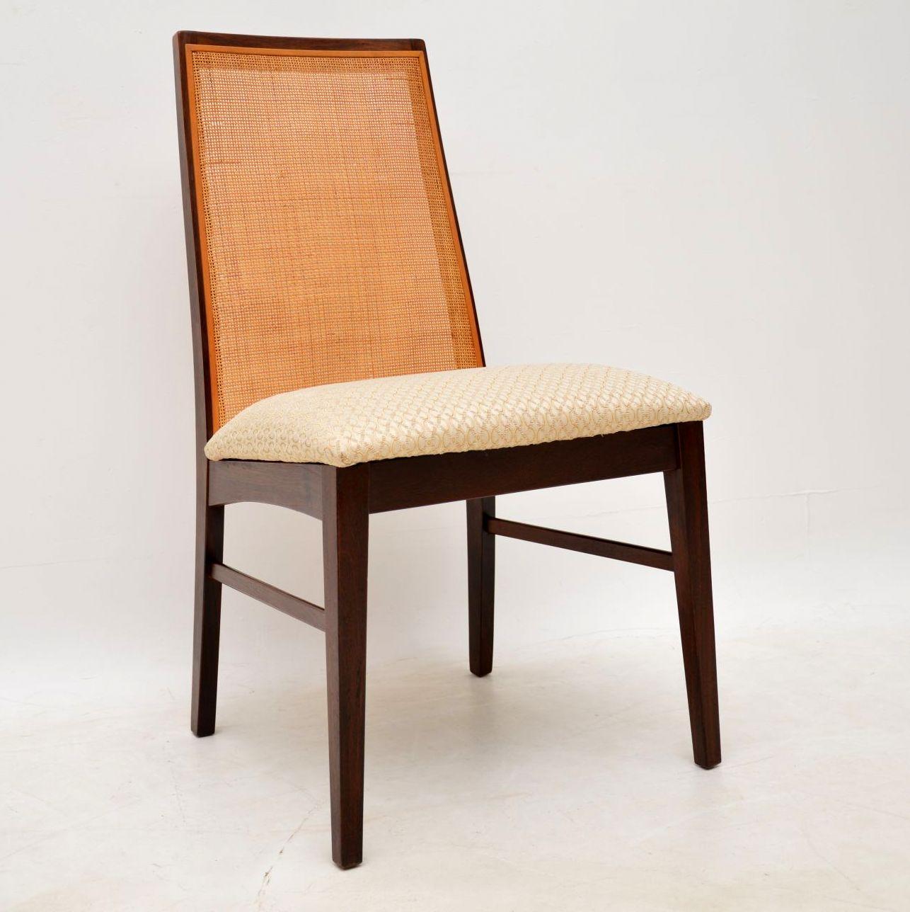 Mid-20th Century 1960s Set of 6 Wood Dining Chairs by Dyrlund