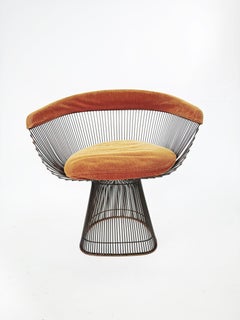 Set of 6 Bronze Chairs designed by Warren Platner for Knoll