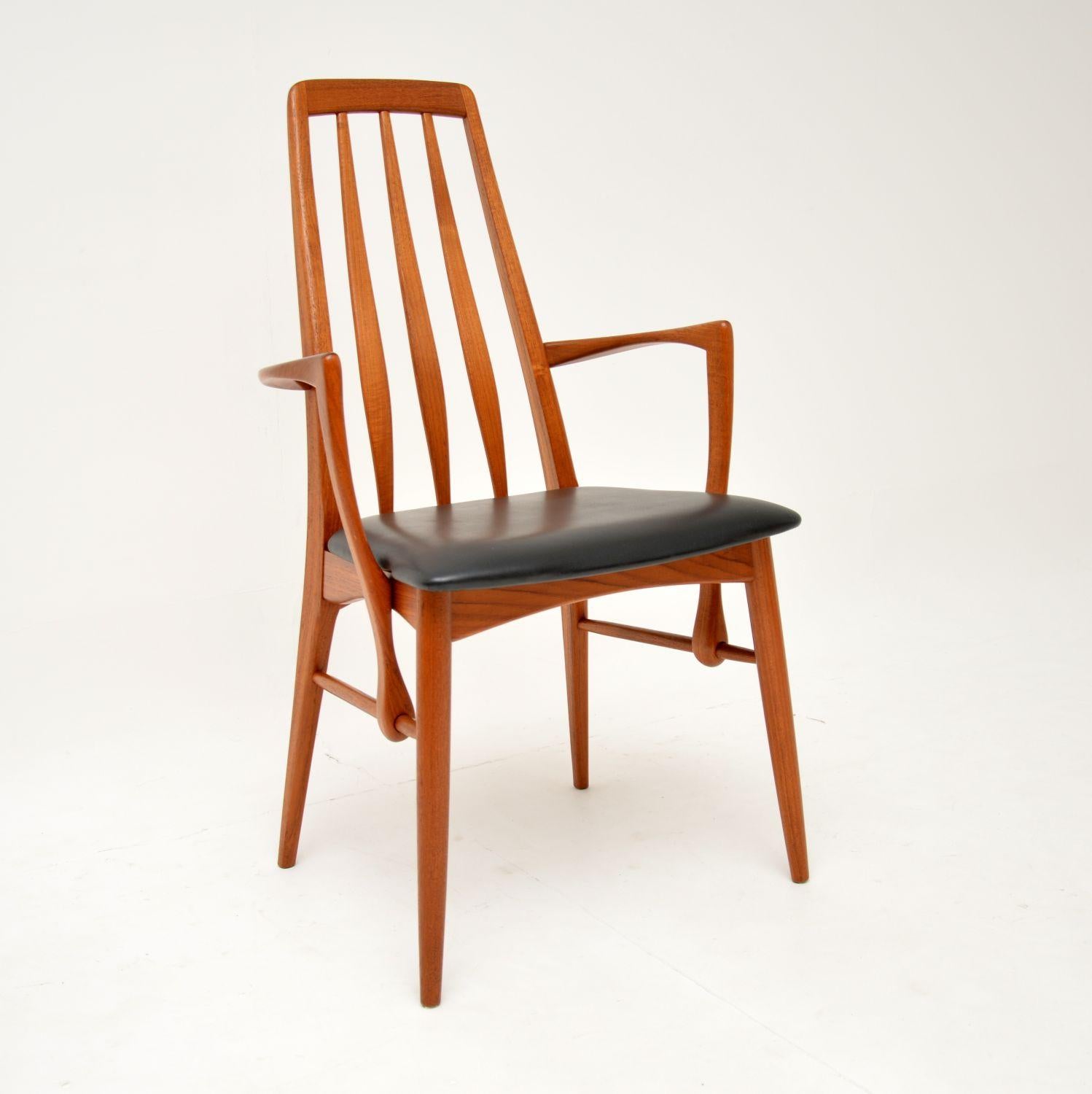 1960's Set of 8 Danish Teak Dining Chairs by Niels Koefoed In Good Condition In London, GB