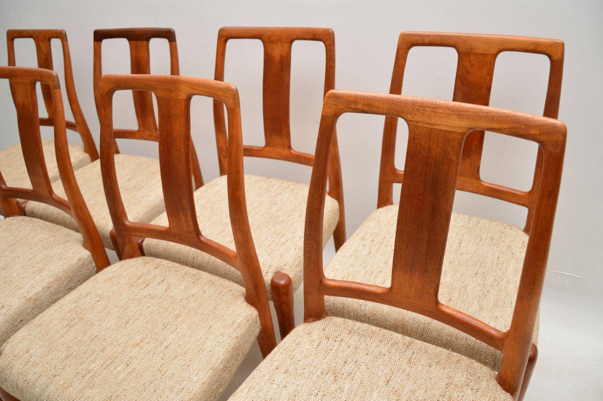 1960s Set of Eight Danish Vintage Teak Dining Chairs 6