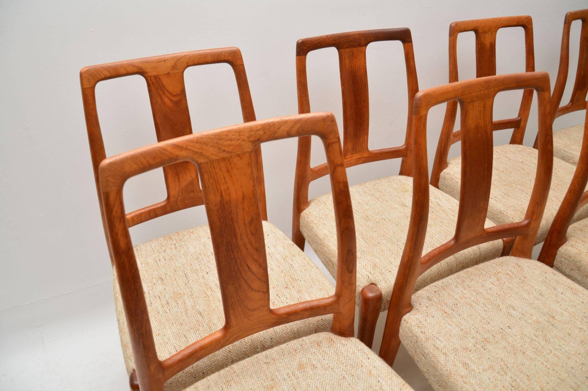 1960s Set of Eight Danish Vintage Teak Dining Chairs 7