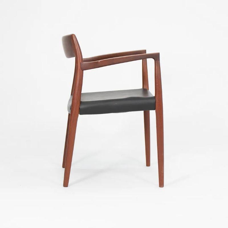 1960s Set of 8 Model 57/77 Dining Chairs in Teak by Niels Møller for J.L. Møller For Sale 3