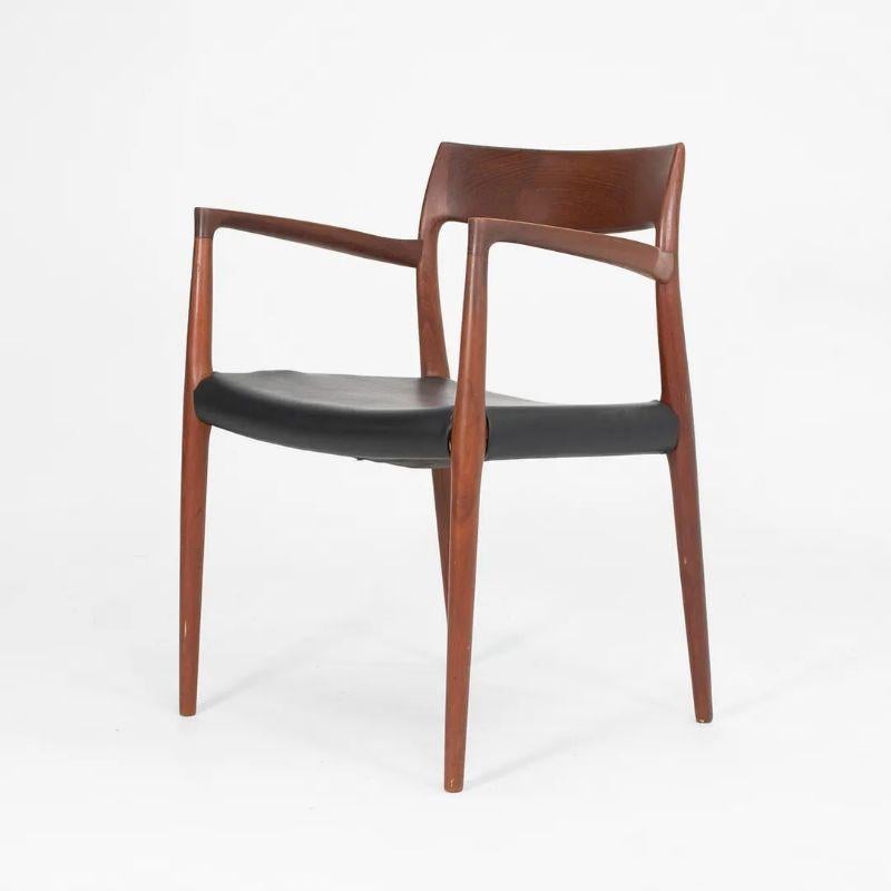 Milieu du XXe siècle 1960s Set of 8 Model 57/77 Dining Chairs in Teak by Niels Møller for J.L. Møller en vente