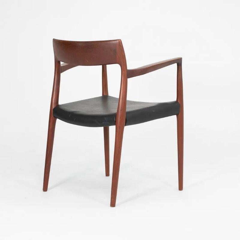 1960s Set of 8 Model 57/77 Dining Chairs in Teak by Niels Møller for J.L. Møller For Sale 2