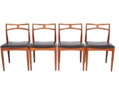 1960s Set of 8 Teak Johannes Andersen Model 94 Dining Chairs Christian Linneberg