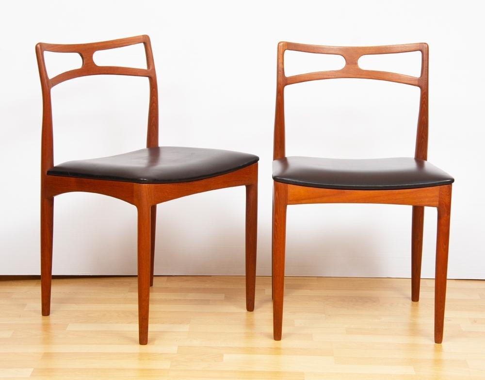 Mid-Century Modern 1960s Set of 8 Teak Johannes Andersen Model 94 Dining Chairs Christian Linneberg
