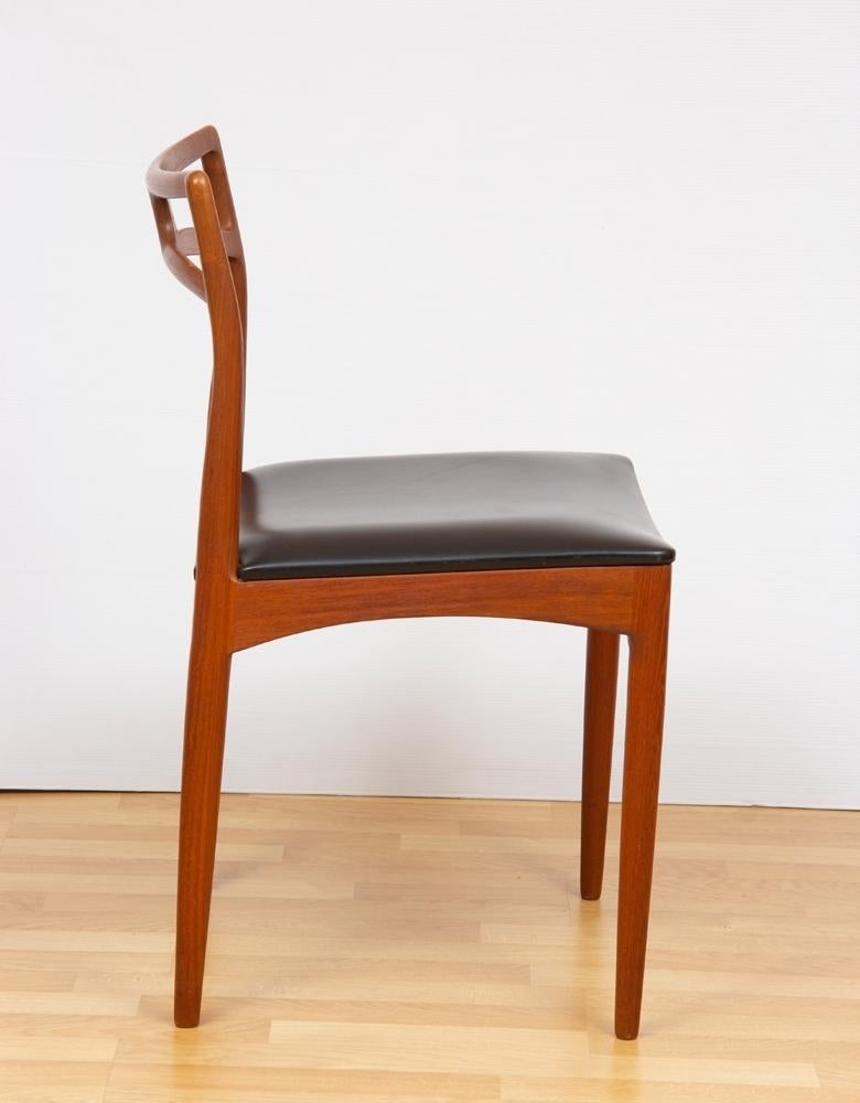 1960s Set of 8 Teak Johannes Andersen Model 94 Dining Chairs Christian Linneberg In Good Condition In London, GB