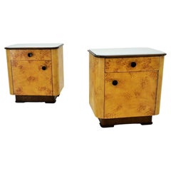 1960s Set of Bedside Tables by Jindrich Halabala for UP Zavody, Czechoslovakia