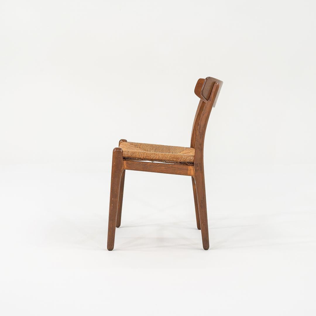 Danese Set di otto sedie da pranzo in Oak di Hansen per Carl Hansen & Son del 1960 in vendita