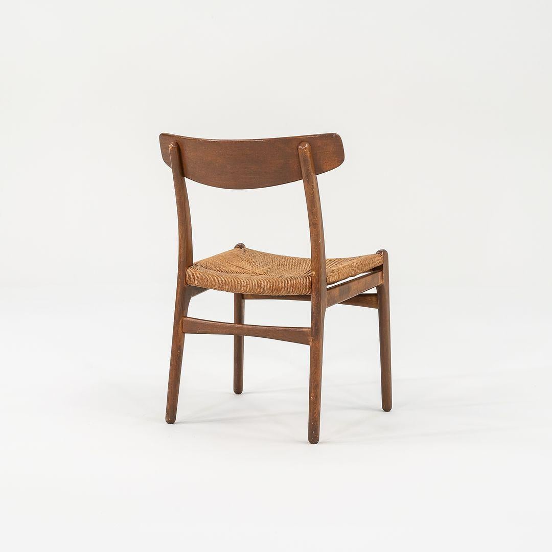 Quercia Set di otto sedie da pranzo in Oak di Hansen per Carl Hansen & Son del 1960 in vendita