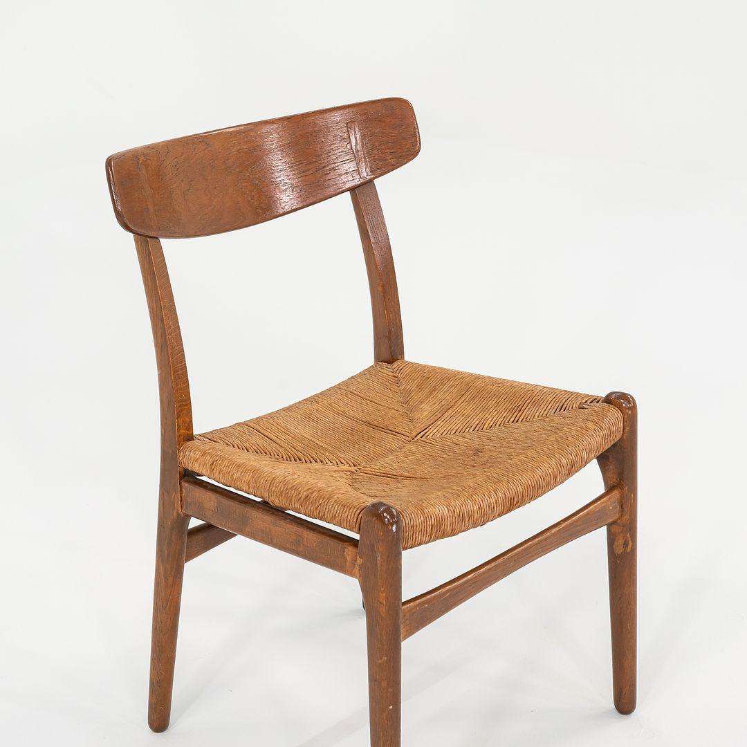 Set di otto sedie da pranzo in Oak di Hansen per Carl Hansen & Son del 1960 in vendita 2