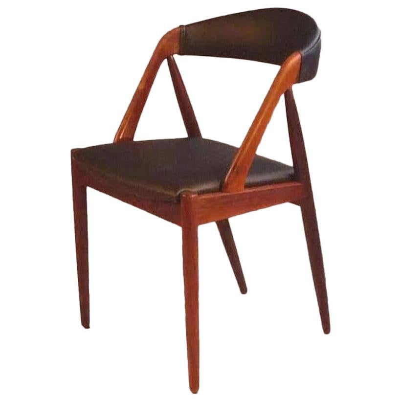 1960s Set of Eight Kai Kristiansen Reupholstered Dining Chairs in Rosewood