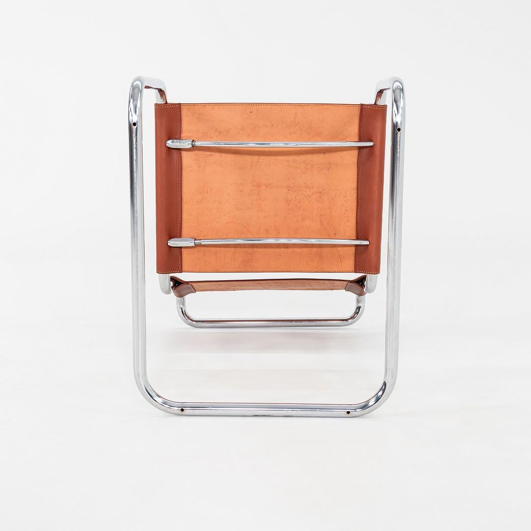 Ensemble de huit chaises d'appoint Marcel Breuer pour Thonet en cuir de selle des années 1960 en vente 4