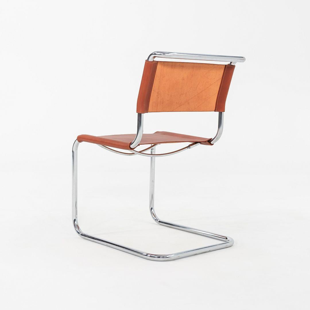 Ensemble de huit chaises d'appoint Marcel Breuer pour Thonet en cuir de selle des années 1960 Excellent état - En vente à Philadelphia, PA