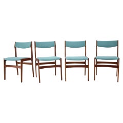 1960s Danish Teak Dining Chairs, Set of 4
