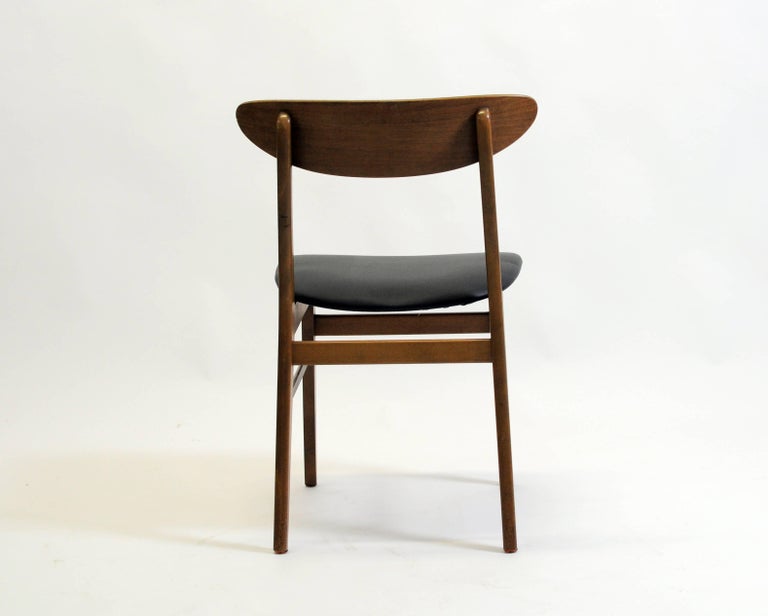 1960s Set of Four Danish Th. Harlev Dining Chairs in Teak and