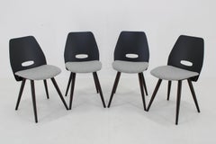 1960s Set of Four Dining Chairs by Tatra, Czechoslovakia