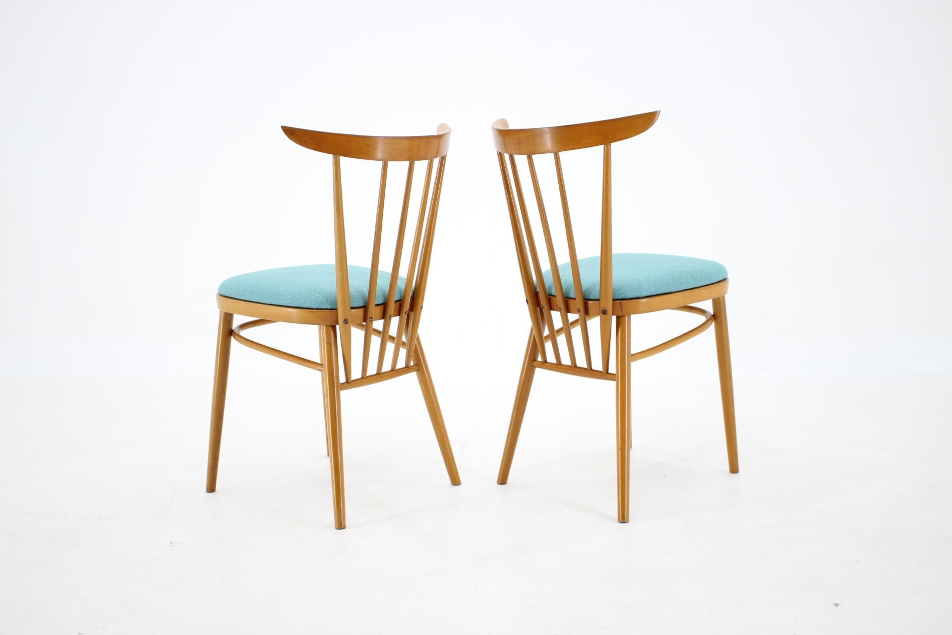 Mid-20th Century 1960s Set of Four Dining Chairs by Tatra, Czechoslovakia