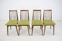 Set di quattro sedie da pranzo degli anni '1960, Cecoslovacchia