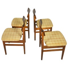 1960s Set of Four Dining Chairs, Czechoslovakia