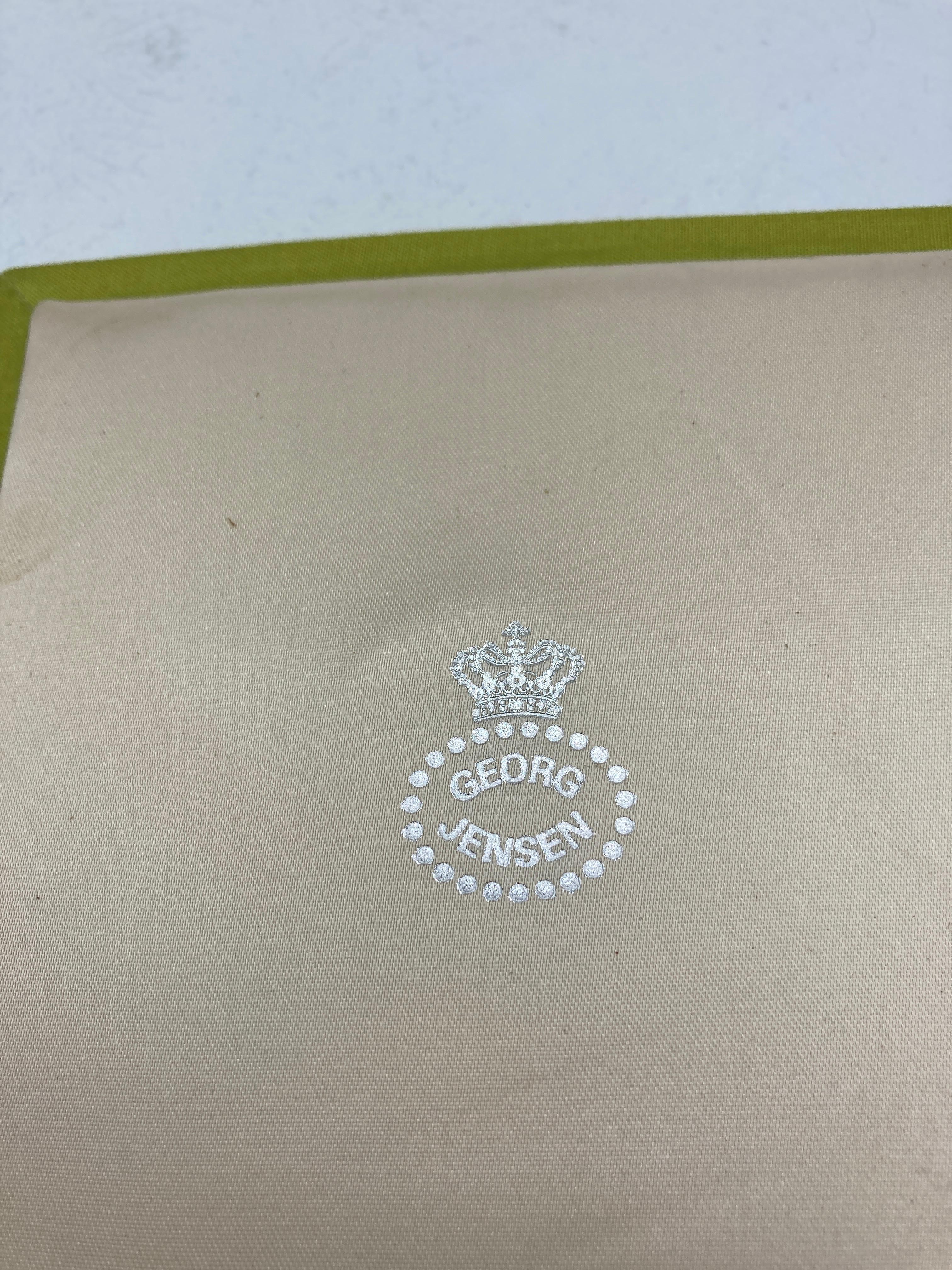 Danese Set di quattro cucchiai in argento sterling anni '60 di Georg Jensen in vendita