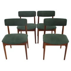 1960er Set aus vier Teakholz-Esszimmerstühlen ,  Dänemark