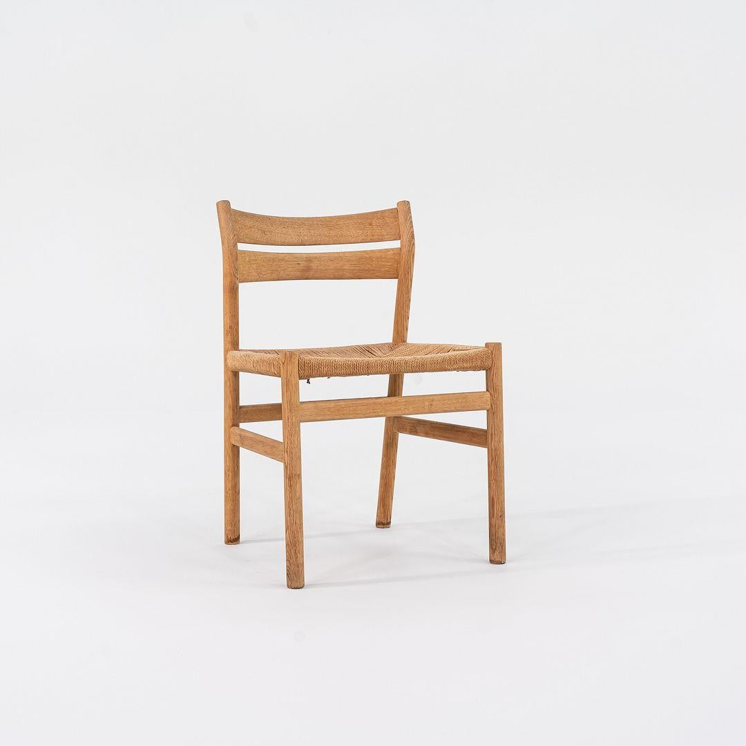 Moderne Ensemble de six Borge Mogensen pour Haarby C.M., années 1960 Chaises de salle à manger Madsen modèle BM1 en vente