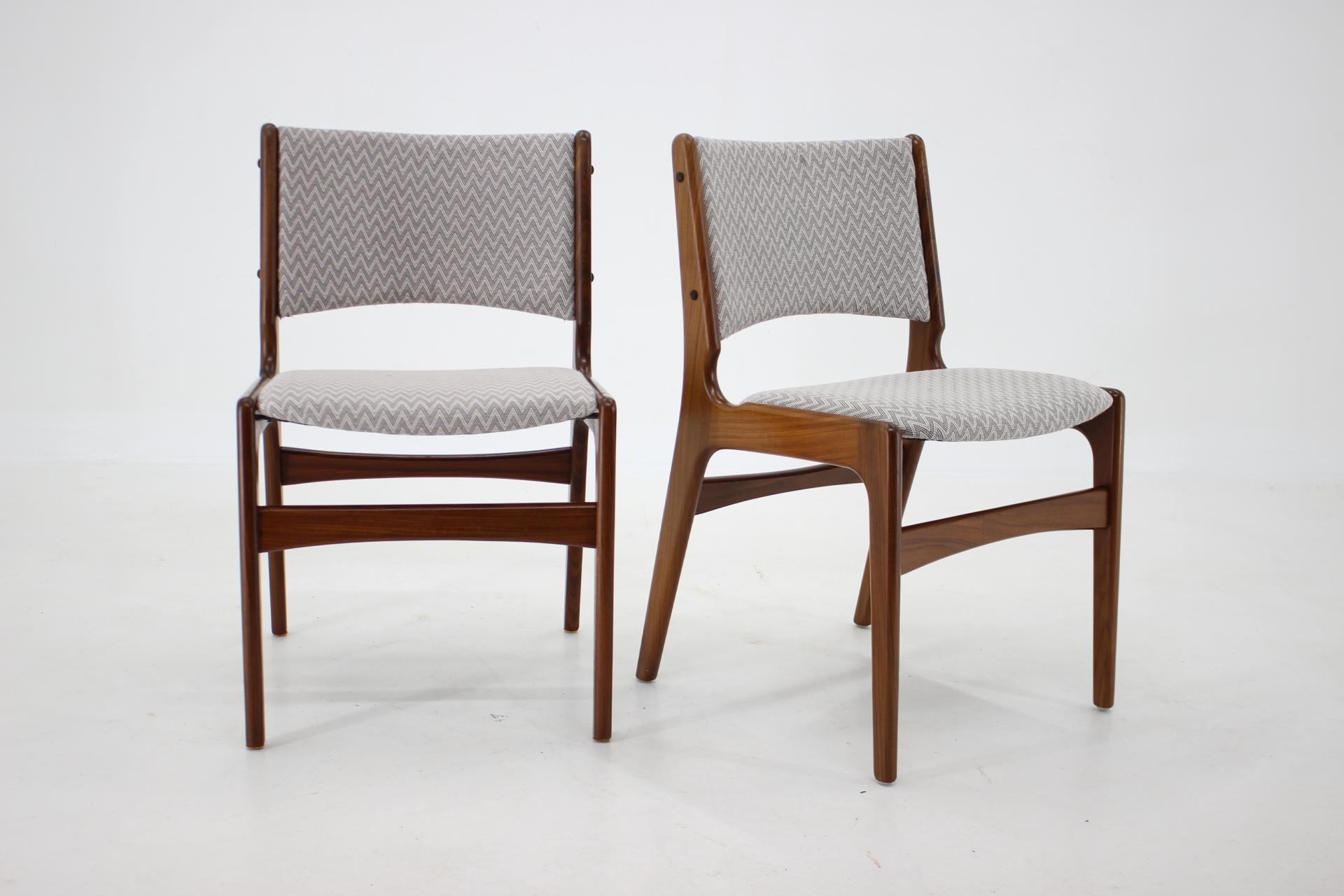 1960s Set of Six Danish Teak Dining Chairs 2